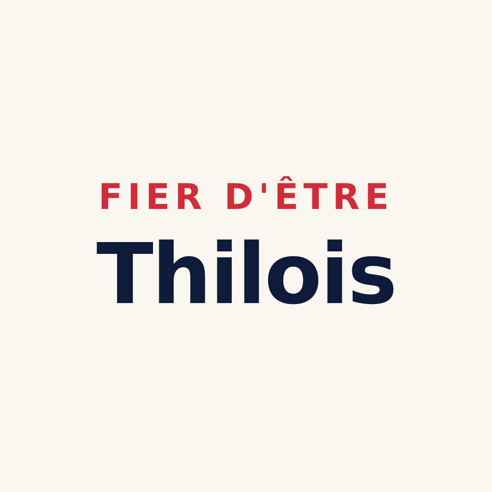 Tasse « Fier d'être Thilois » — design pour Thil