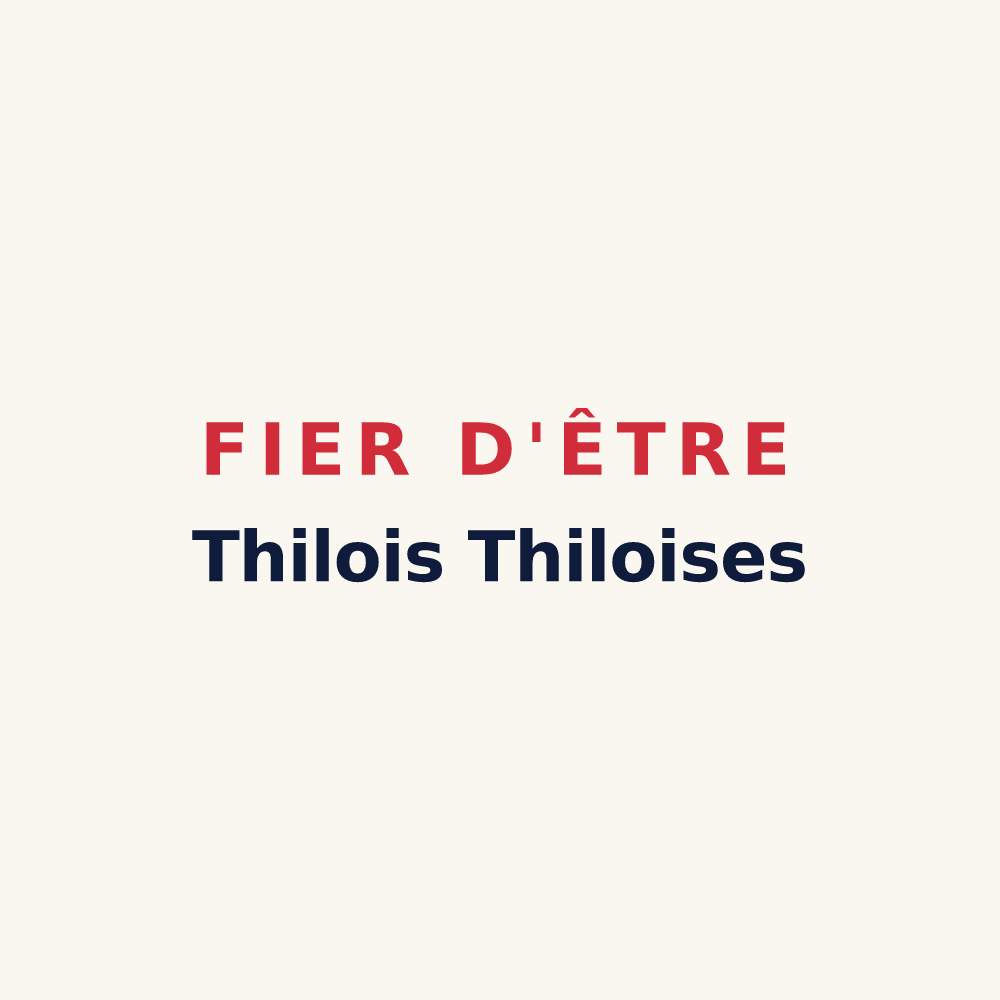 Tasse « Fier d'être Thilois Thiloises » — design pour Thil