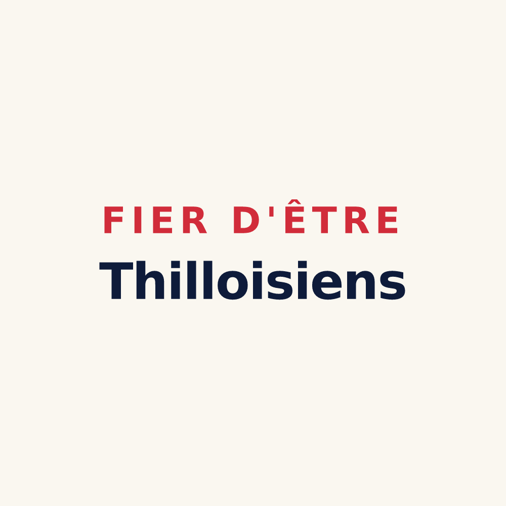 Tasse « Fier d'être Thilloisiens » — design pour Thillois