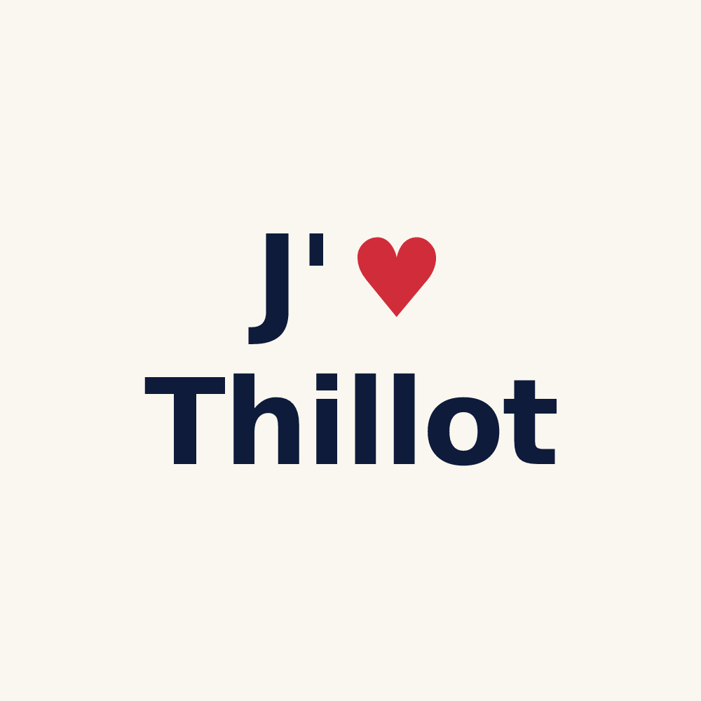 Tasse personnalisée Thillot — design J'aime Thillot