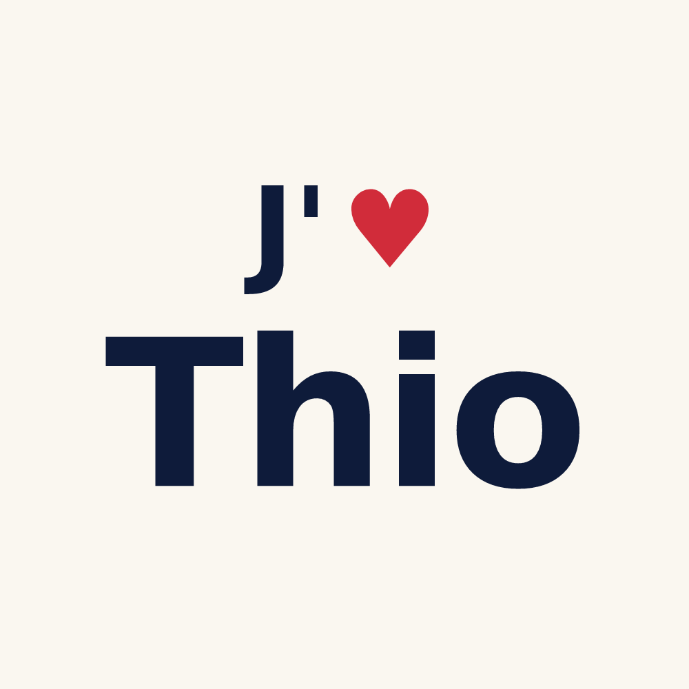 Tasse personnalisée Thio — design J'aime Thio