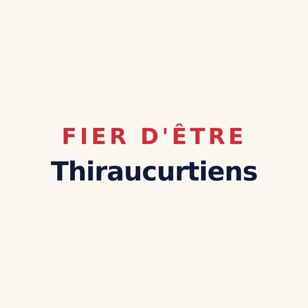 Tasse « Fier d'être Thiraucurtiens » — design pour Thiraucourt