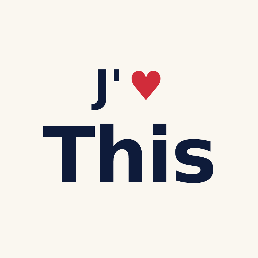 Tasse personnalisée This — design J'aime This
