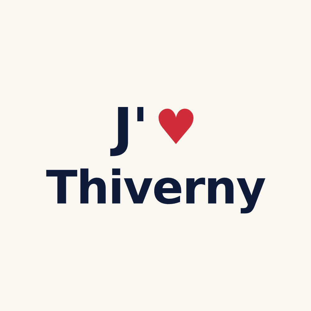 Tasse personnalisée Thiverny — design J'aime Thiverny