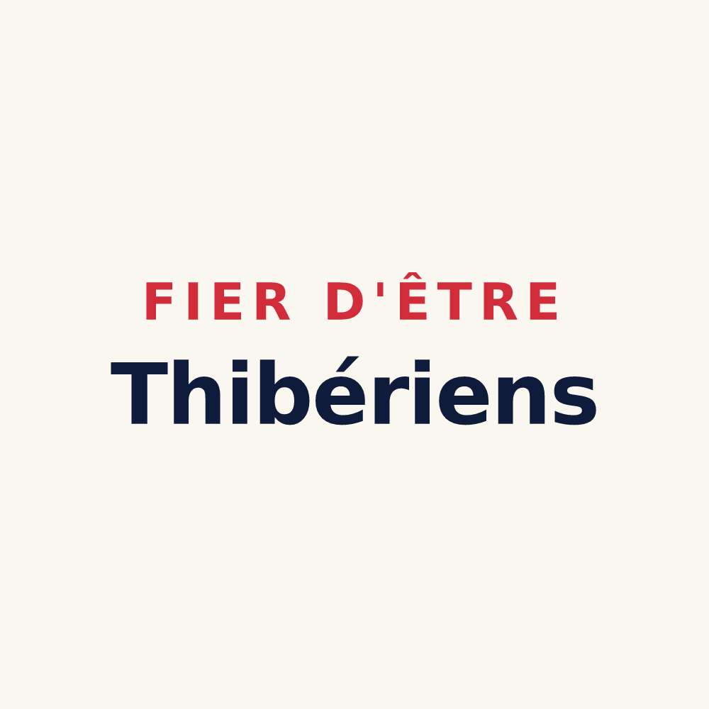 Tasse « Fier d'être Thibériens » — design pour Thiviers