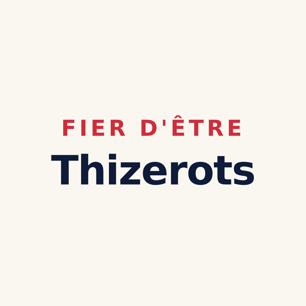 Tasse « Fier d'être Thizerots » — design pour Thizy-les-Bourgs