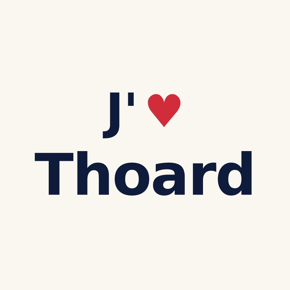 Tasse personnalisée Thoard — design J'aime Thoard