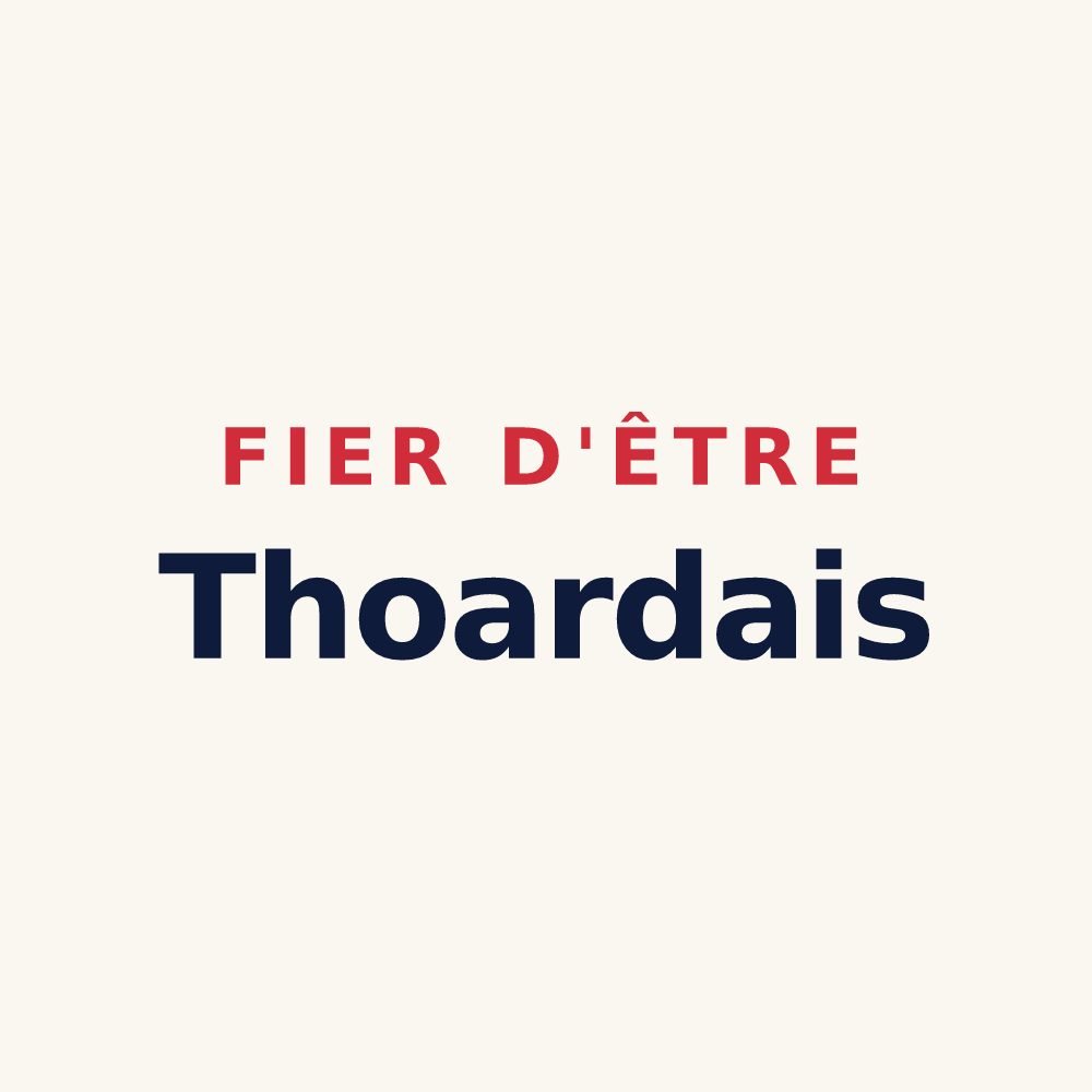 Tasse « Fier d'être Thoardais » — design pour Thoard