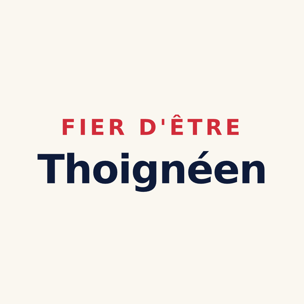Tasse « Fier d'être Thoignéen » — design pour Thoigné