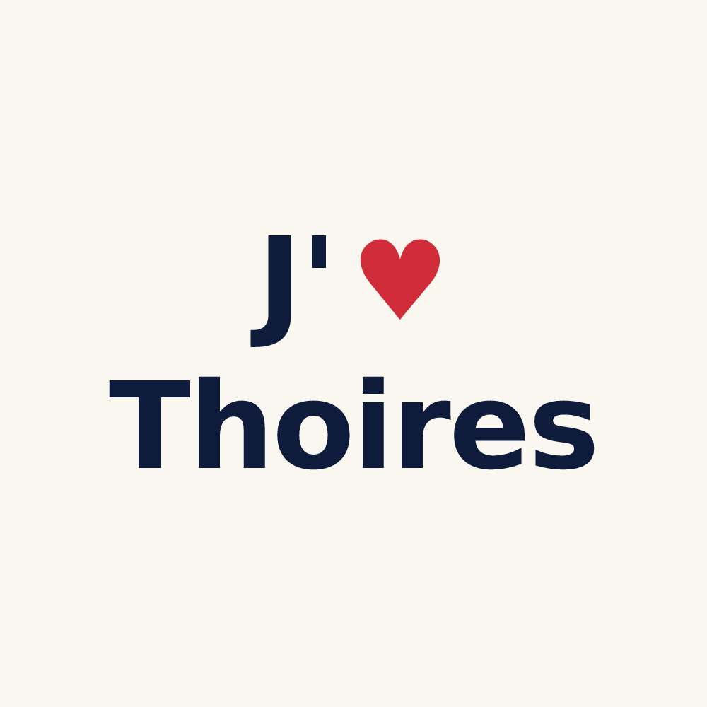 Tasse personnalisée Thoires — design J'aime Thoires