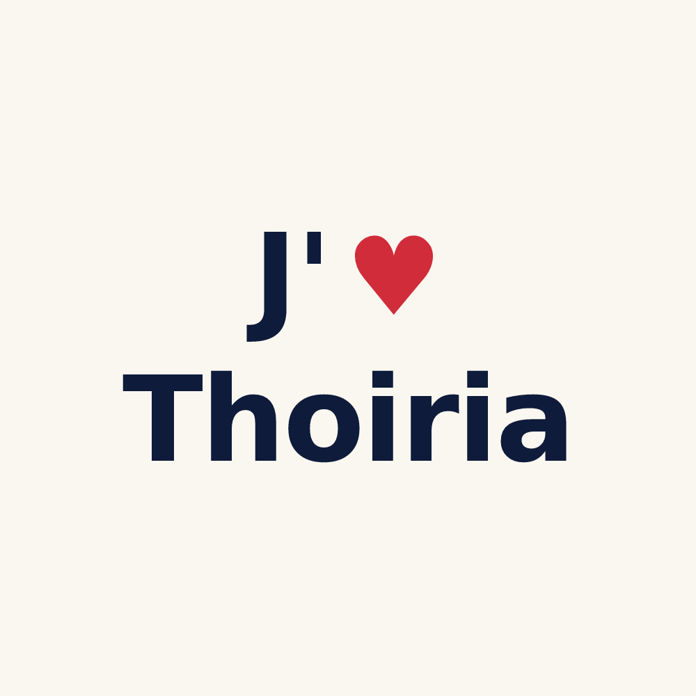 Tasse personnalisée Thoiria — design J'aime Thoiria