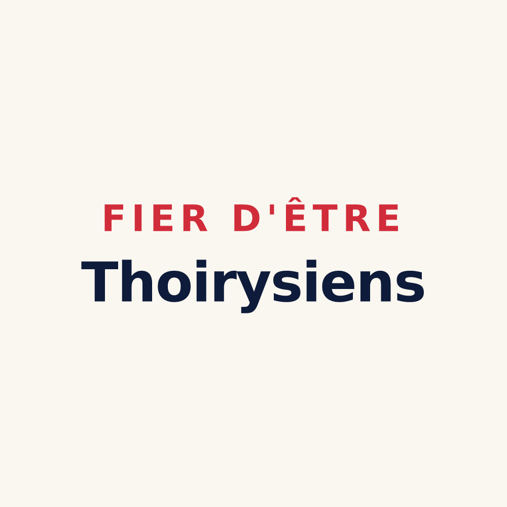 Tasse « Fier d'être Thoirysiens » — design pour Thoiry