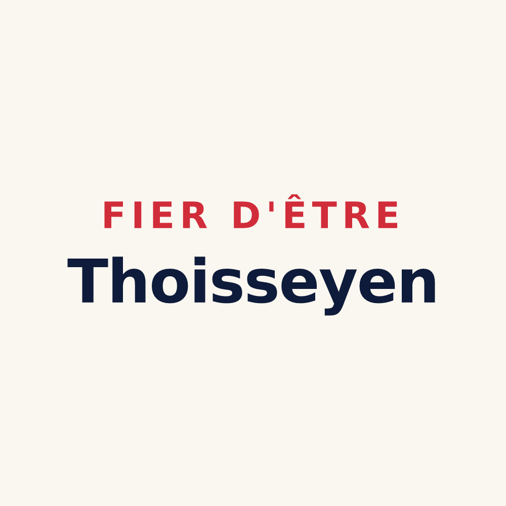 Tasse « Fier d'être Thoisseyen » — design pour Thoissey
