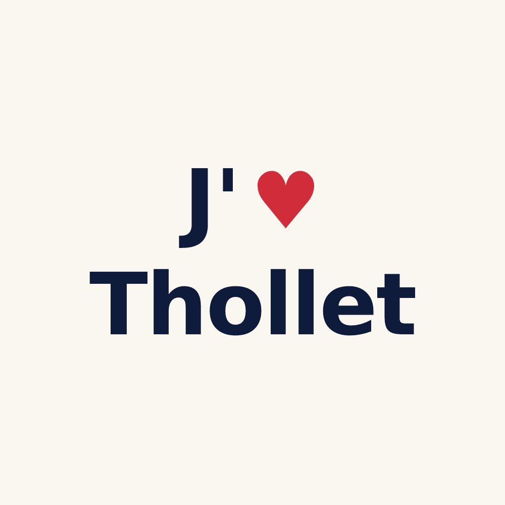 Tasse personnalisée Thollet — design J'aime Thollet