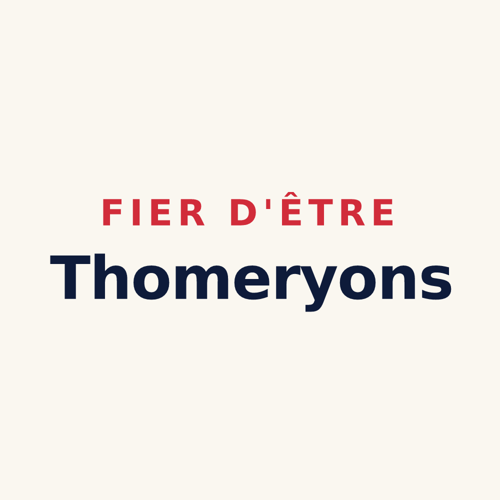 Tasse « Fier d'être Thomeryons » — design pour Thomery