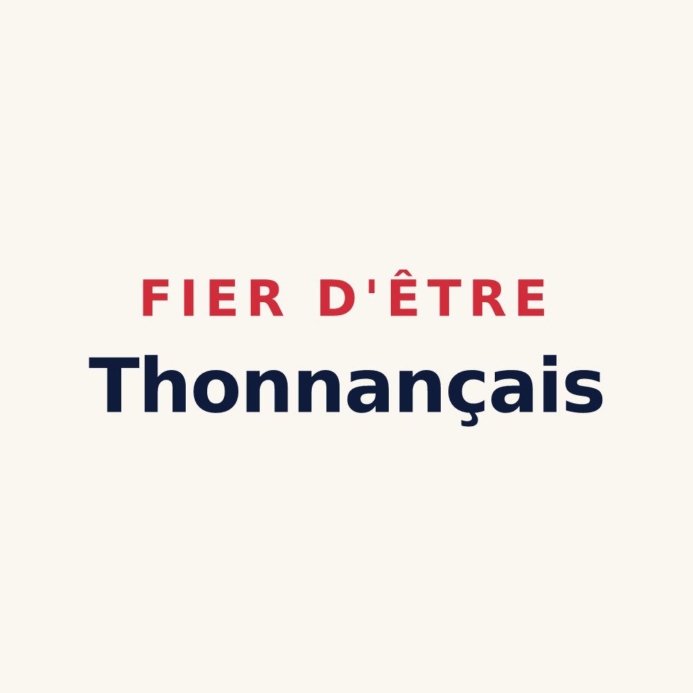 Tasse « Fier d'être Thonnançais » — design pour Thonnance-les-Moulins