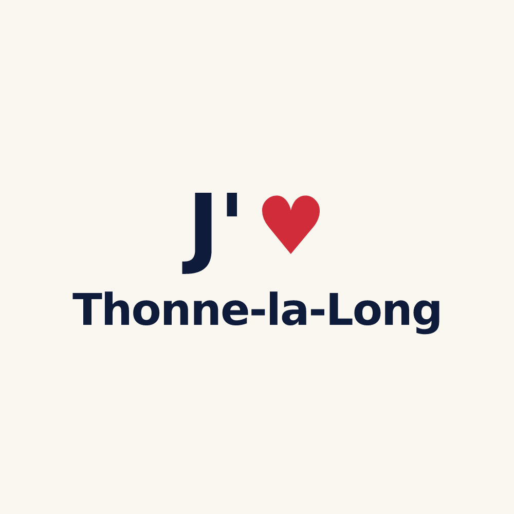 Tasse personnalisée Thonne-la-Long — design J'aime Thonne-la-Long