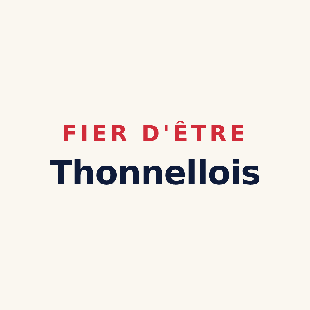 Tasse « Fier d'être Thonnellois » — design pour Thonnelle