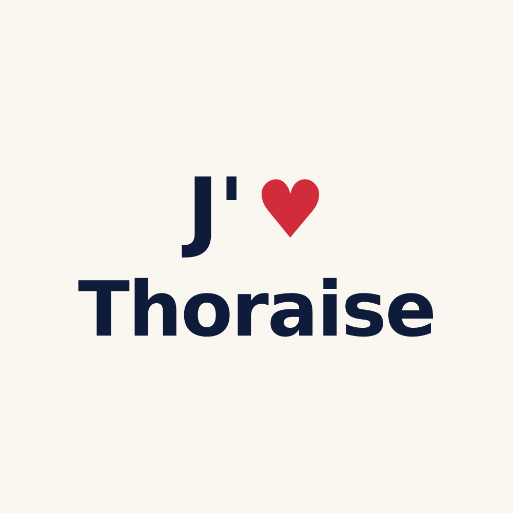 Tasse personnalisée Thoraise — design J'aime Thoraise