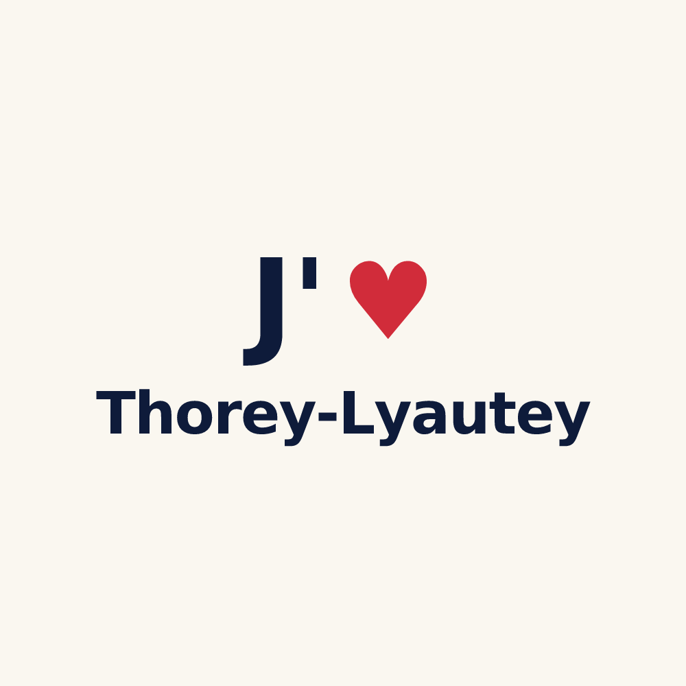 Tasse personnalisée Thorey-Lyautey — design J'aime Thorey-Lyautey