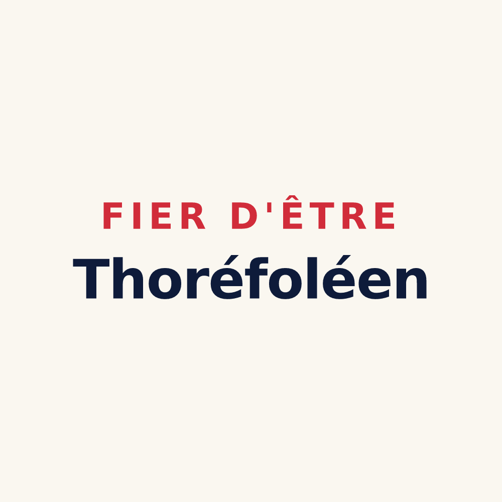 Tasse « Fier d'être Thoréfoléen » — design pour Thorigné-Fouillard