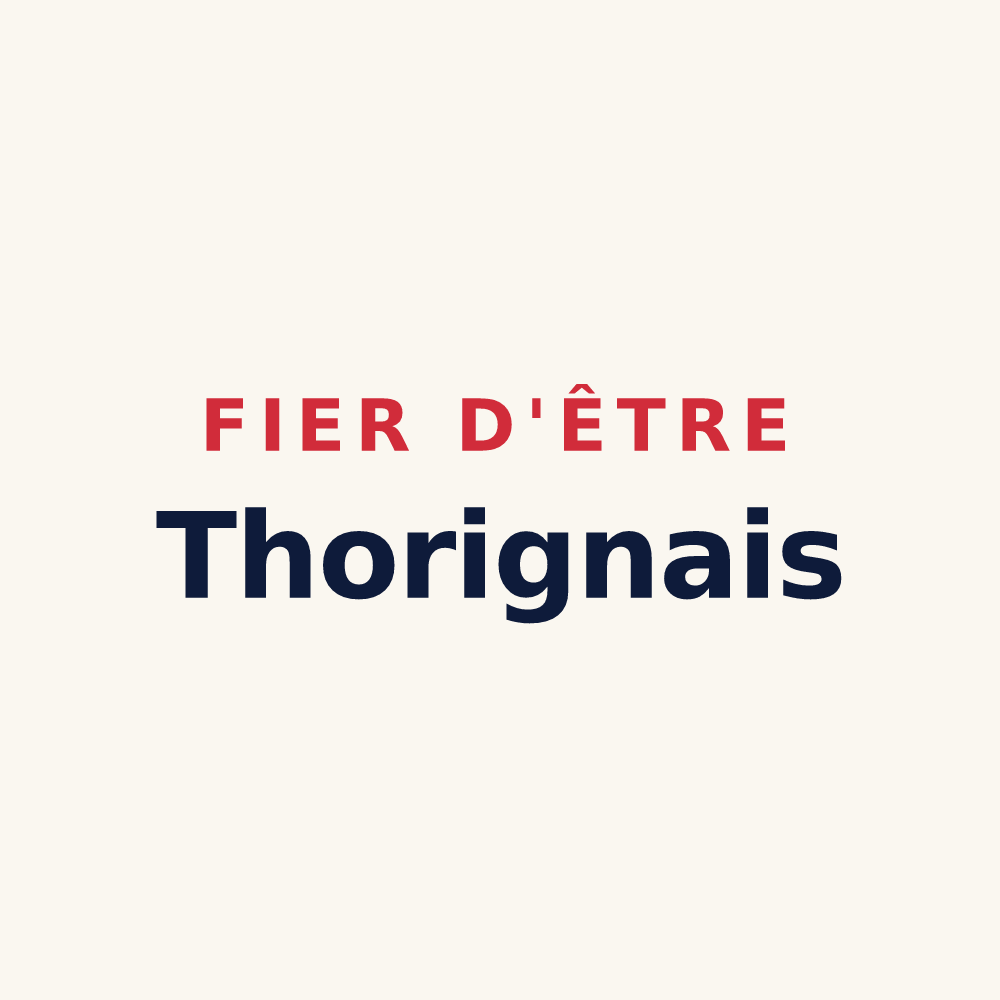 Tasse « Fier d'être Thorignais » — design pour Thorigny