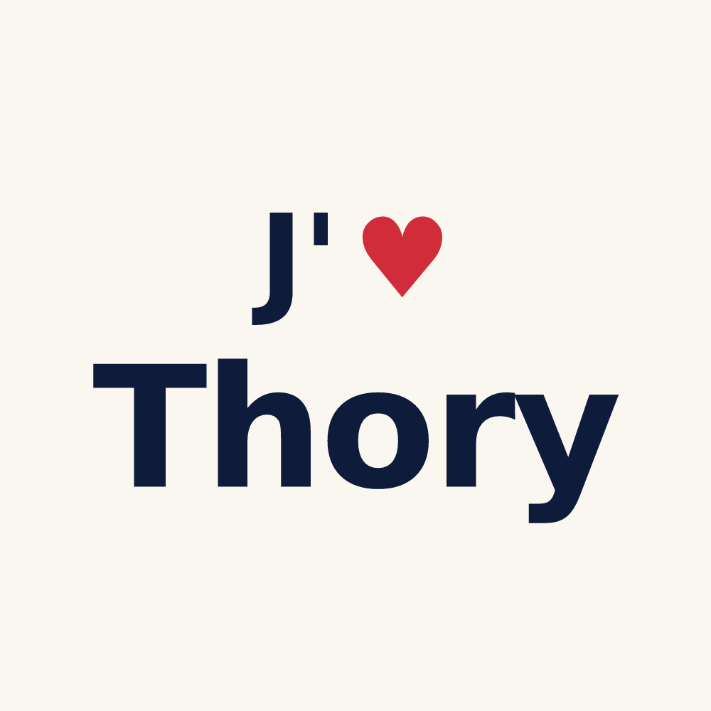 Tasse personnalisée Thory — design J'aime Thory