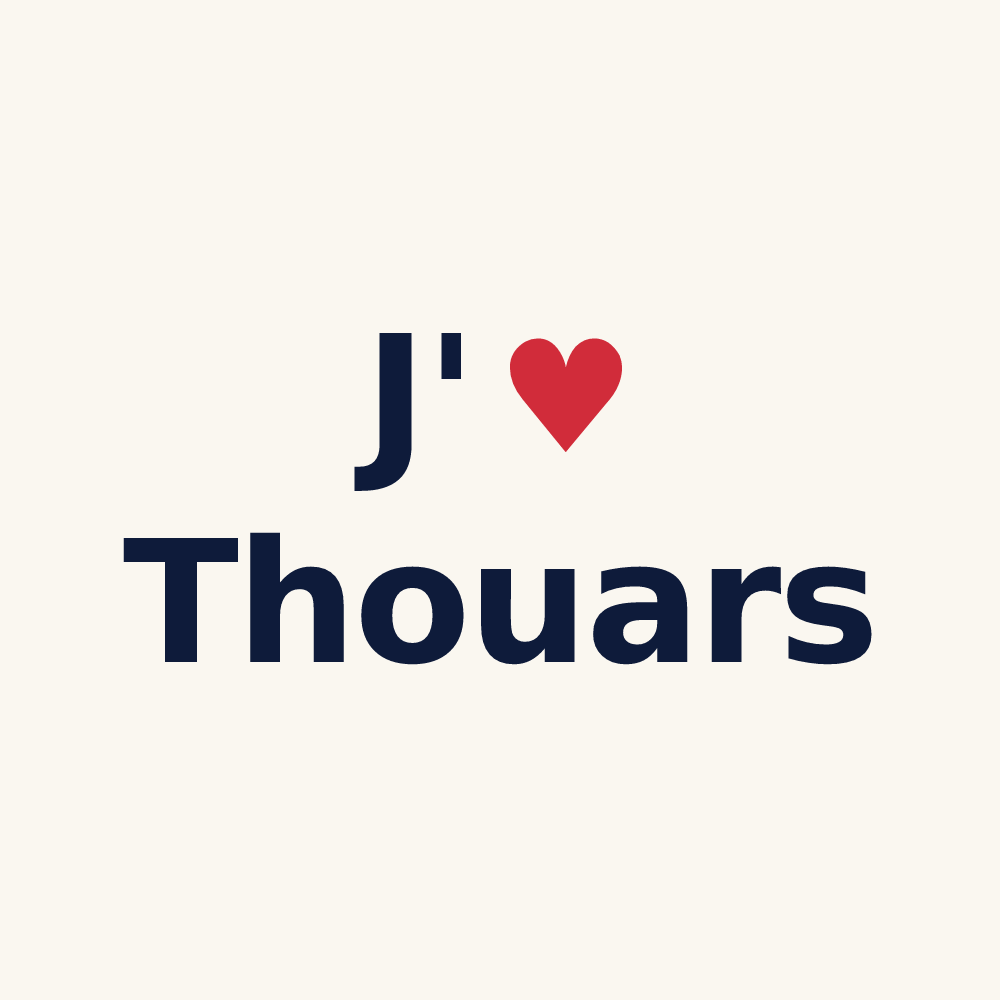 Tasse personnalisée Thouars — design J'aime Thouars