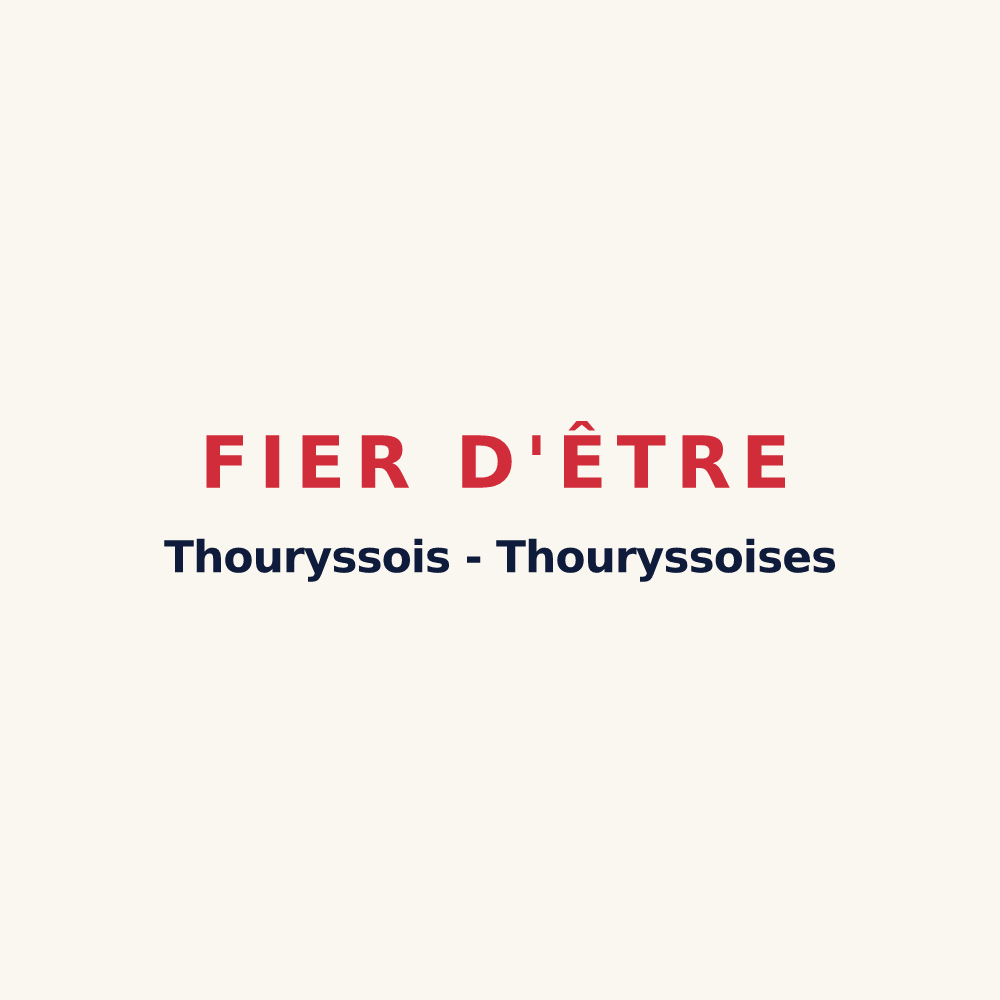 Tasse « Fier d'être Thouryssois - Thouryssoises » — design pour Thoury