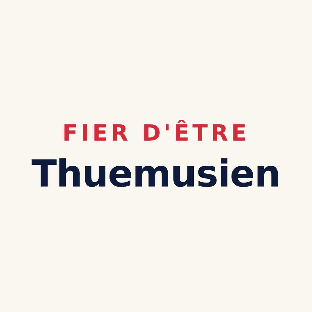 Tasse « Fier d'être Thuemusien » — design pour Thue et Mue