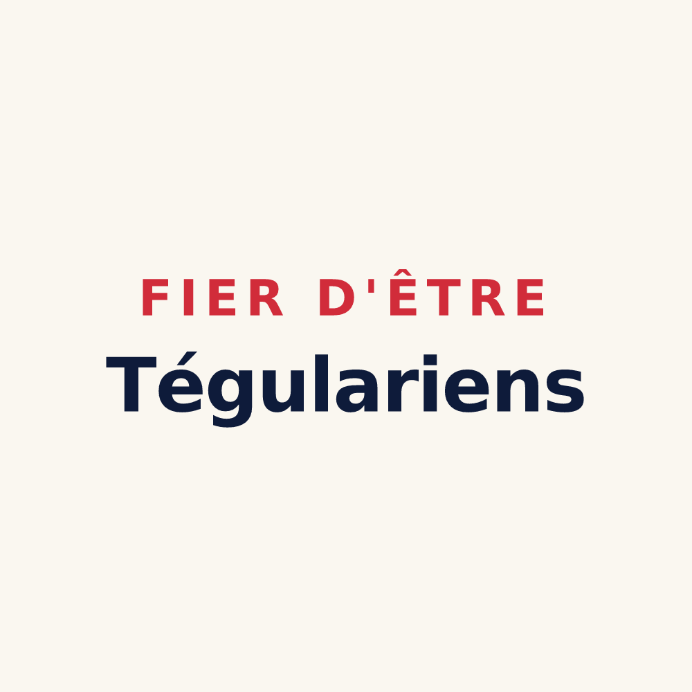 Tasse « Fier d'être Tégulariens » — design pour Thuillières