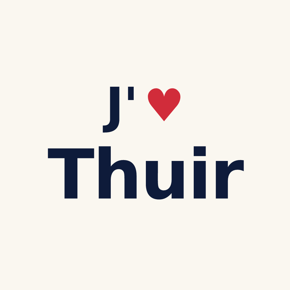 Tasse personnalisée Thuir — design J'aime Thuir