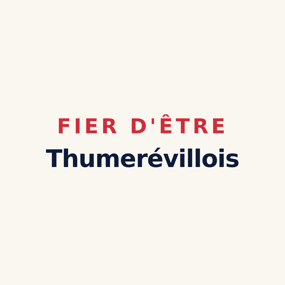 Tasse « Fier d'être Thumerévillois » — design pour Thumeréville