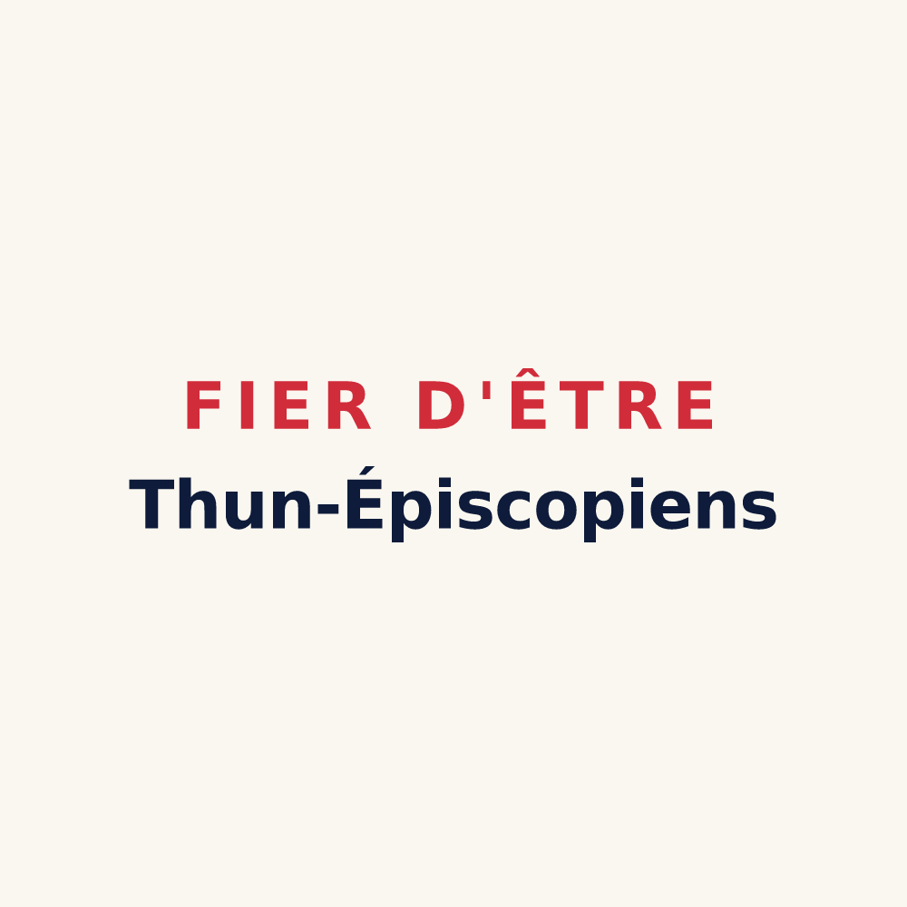Tasse « Fier d'être Thun-Épiscopiens » — design pour Thun-l'Évêque