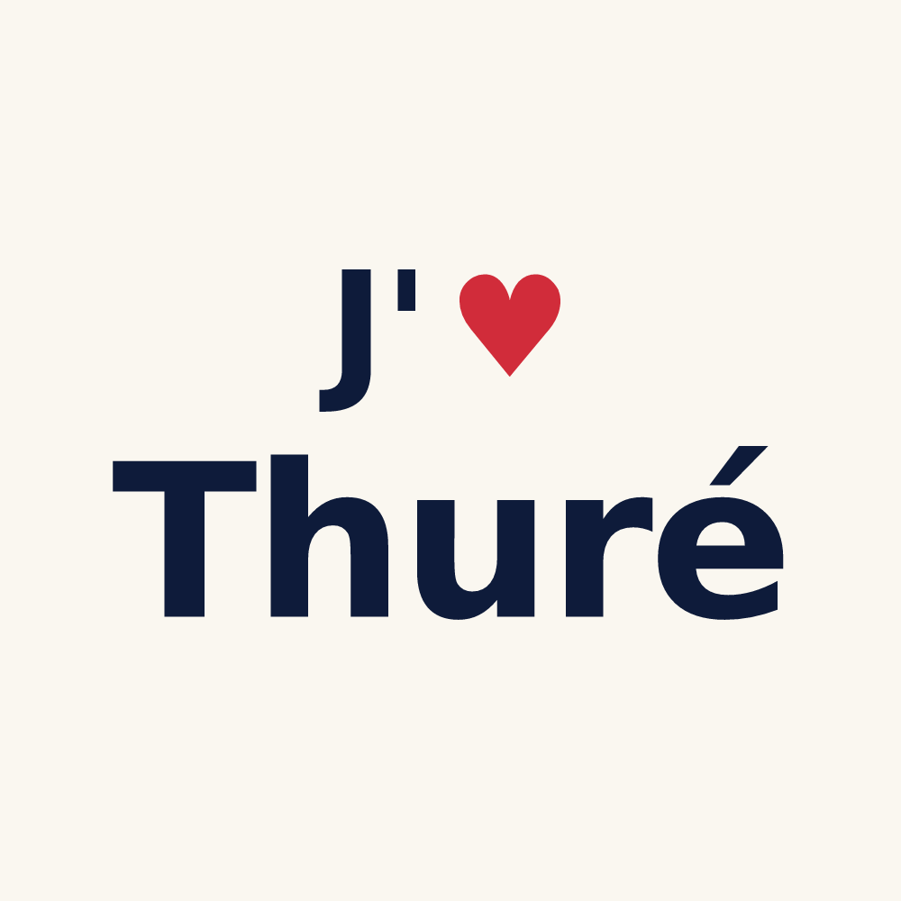Tasse personnalisée Thuré — design J'aime Thuré