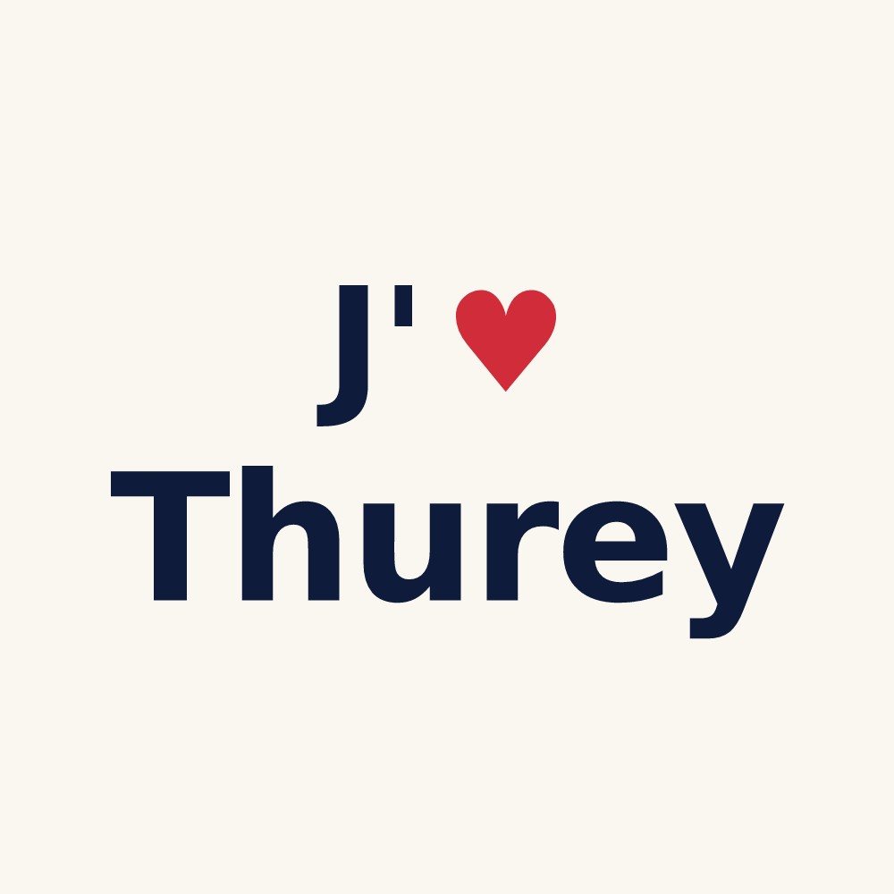 Tasse personnalisée Thurey — design J'aime Thurey