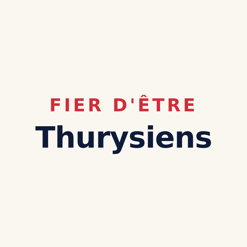 Tasse « Fier d'être Thurysiens » — design pour Thury-sous-Clermont