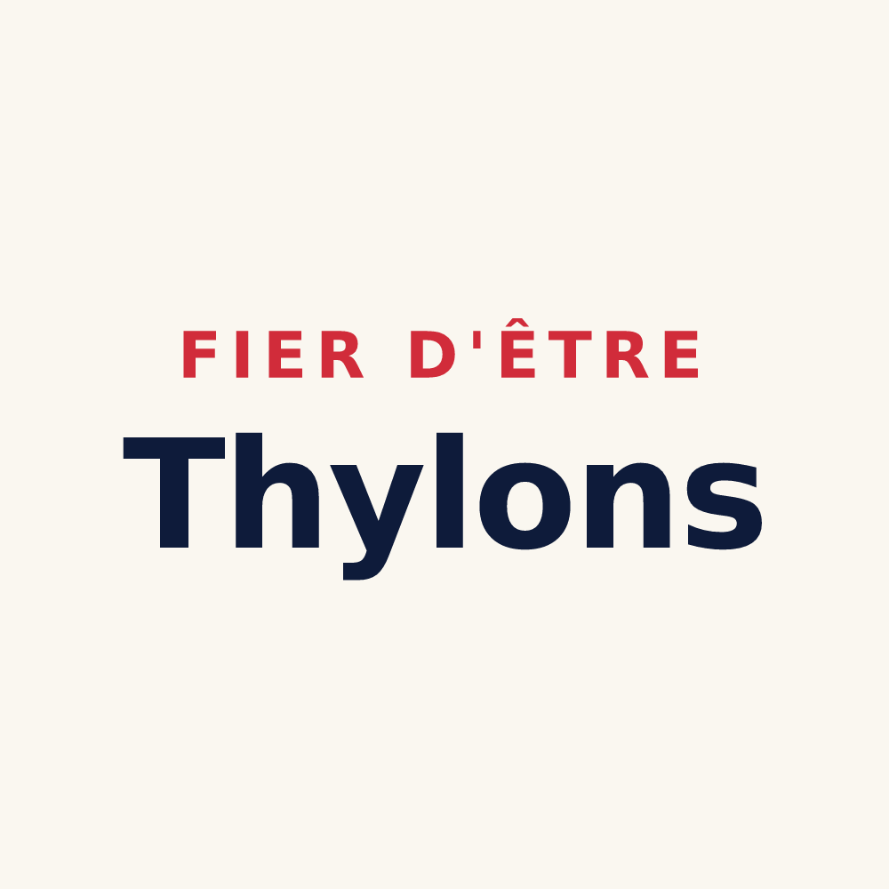 Tasse « Fier d'être Thylons » — design pour Thyez