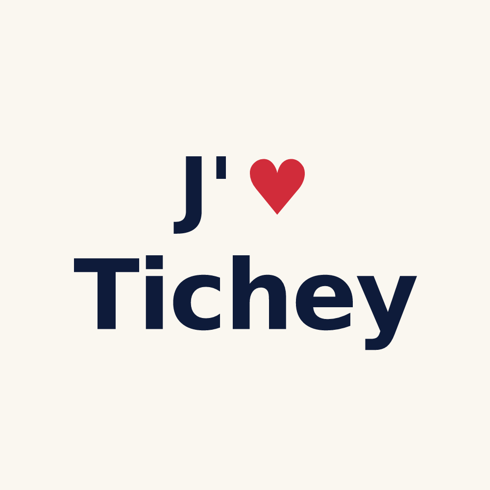 Tasse personnalisée Tichey — design J'aime Tichey