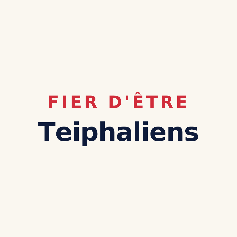 Tasse « Fier d'être Teiphaliens » — design pour Tiffauges