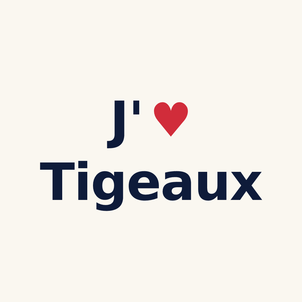 Tasse personnalisée Tigeaux — design J'aime Tigeaux