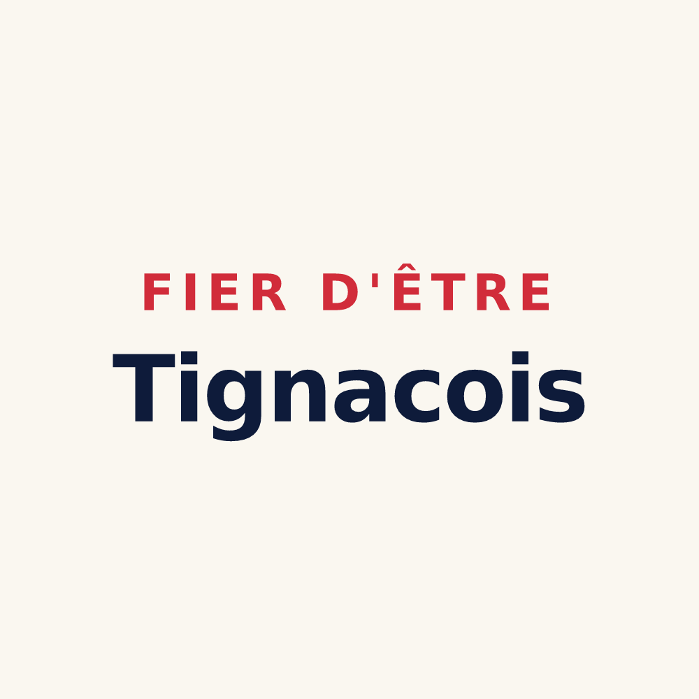 Tasse « Fier d'être Tignacois » — design pour Tignac