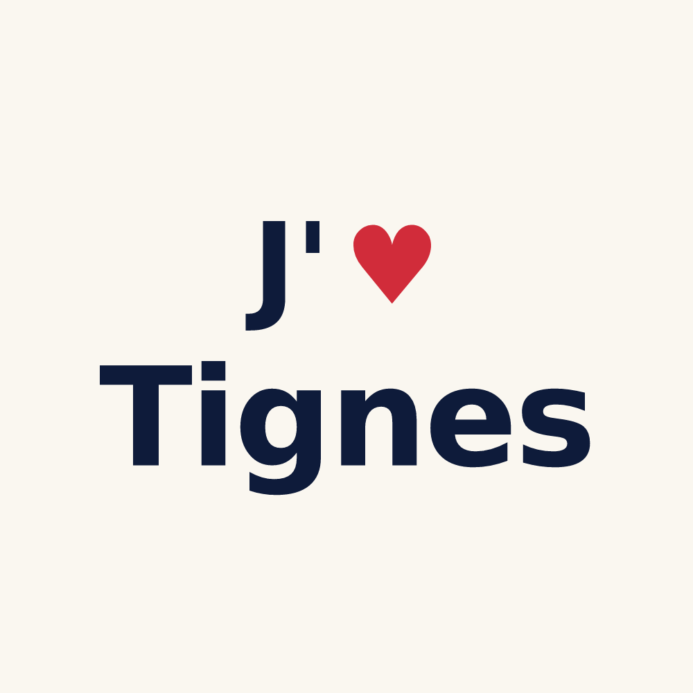 Tasse personnalisée Tignes — design J'aime Tignes