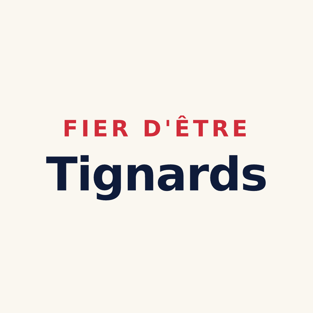 Tasse « Fier d'être Tignards » — design pour Tignes