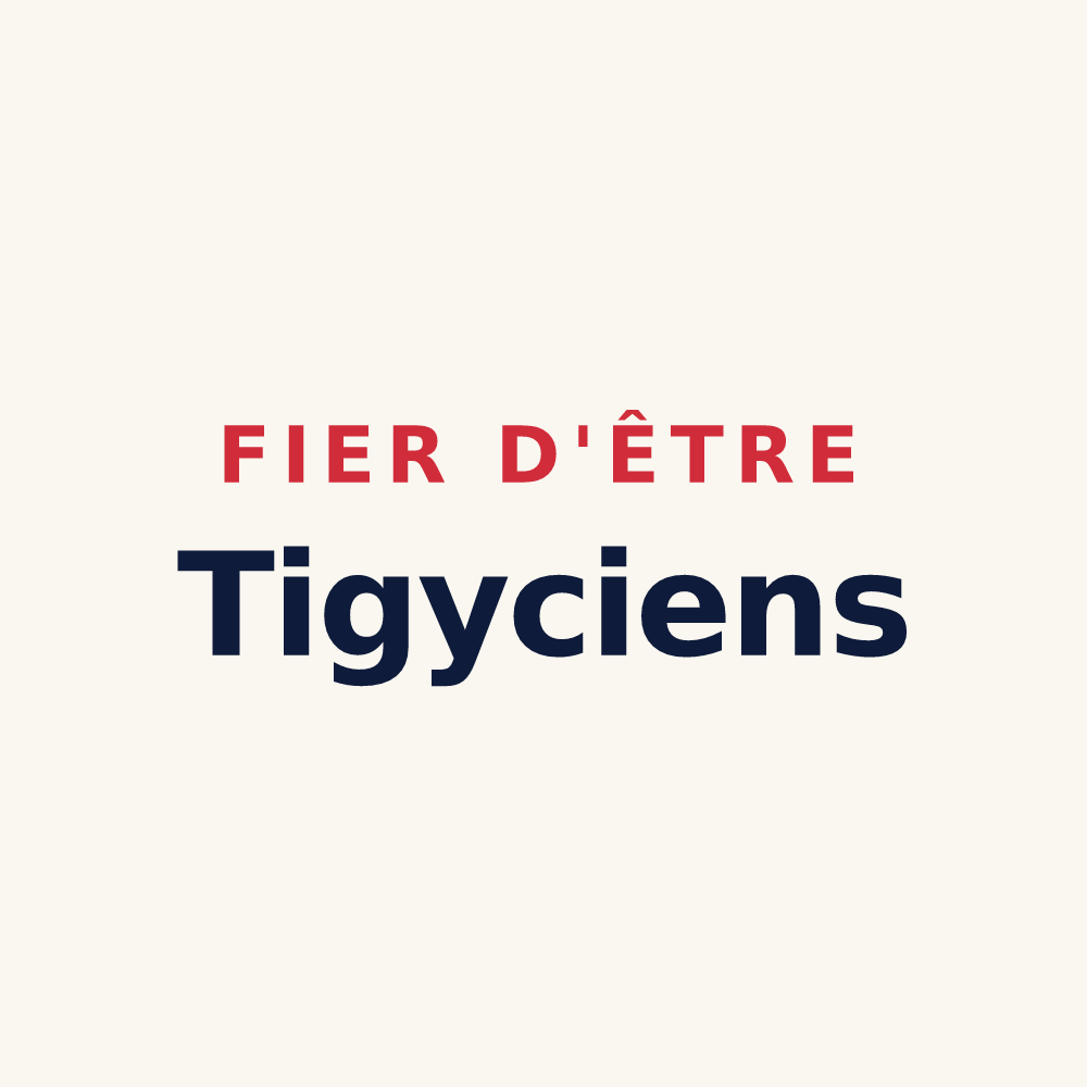 Tasse « Fier d'être Tigyciens » — design pour Tigy