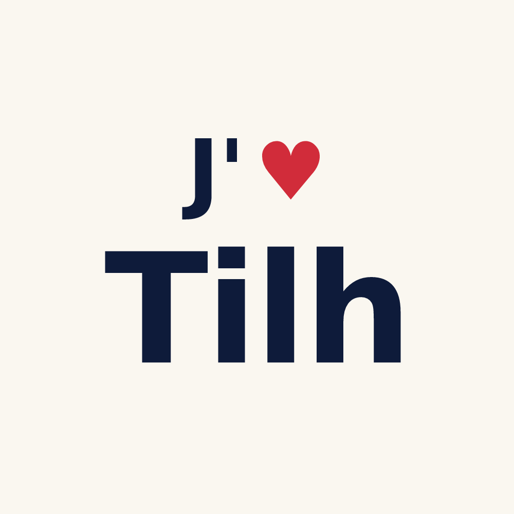 Tasse personnalisée Tilh — design J'aime Tilh