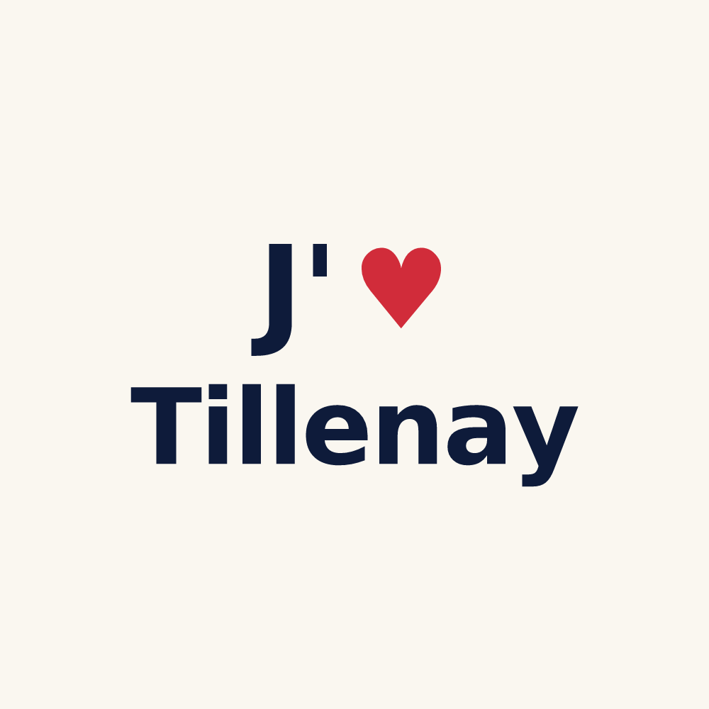 Tasse personnalisée Tillenay — design J'aime Tillenay