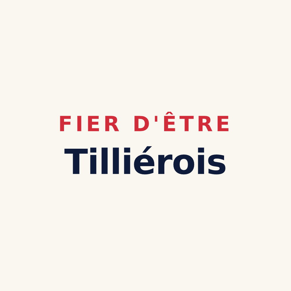 Tasse « Fier d'être Tilliérois » — design pour Tillières-sur-Avre