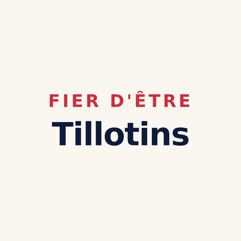 Tasse « Fier d'être Tillotins » — design pour Tilloy-et-Bellay