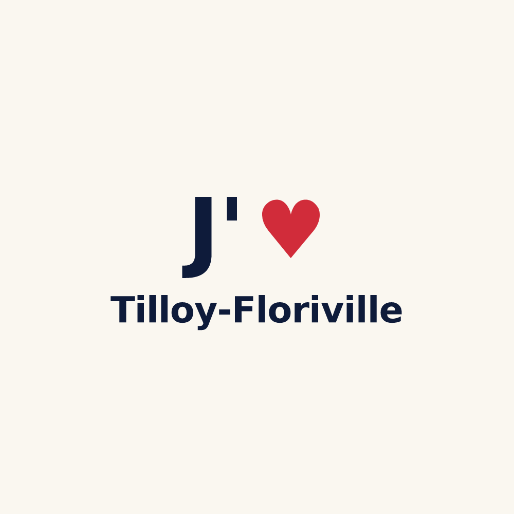 Tasse personnalisée Tilloy-Floriville — design J'aime Tilloy-Floriville